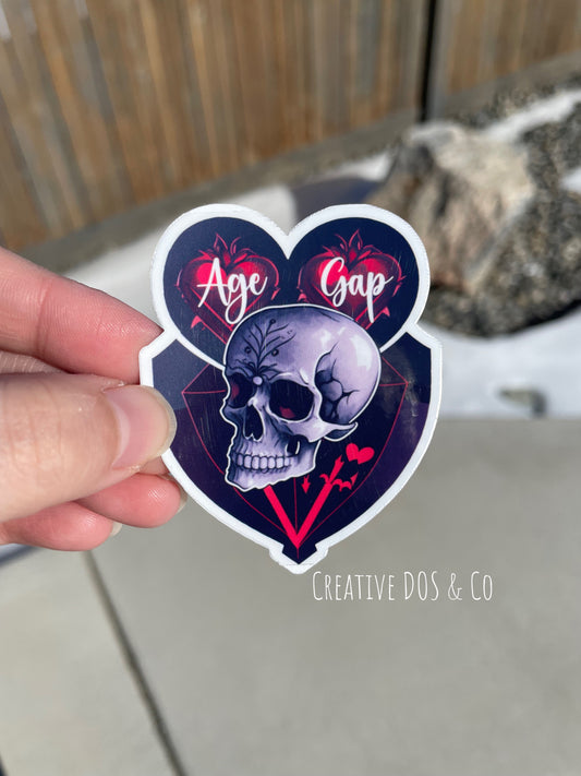 Bookish Sticker- Age Gap Book Trope