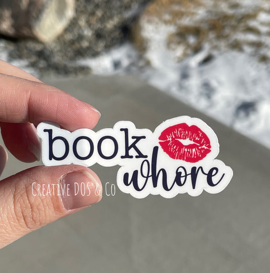 Bookish Sticker- Book Whore