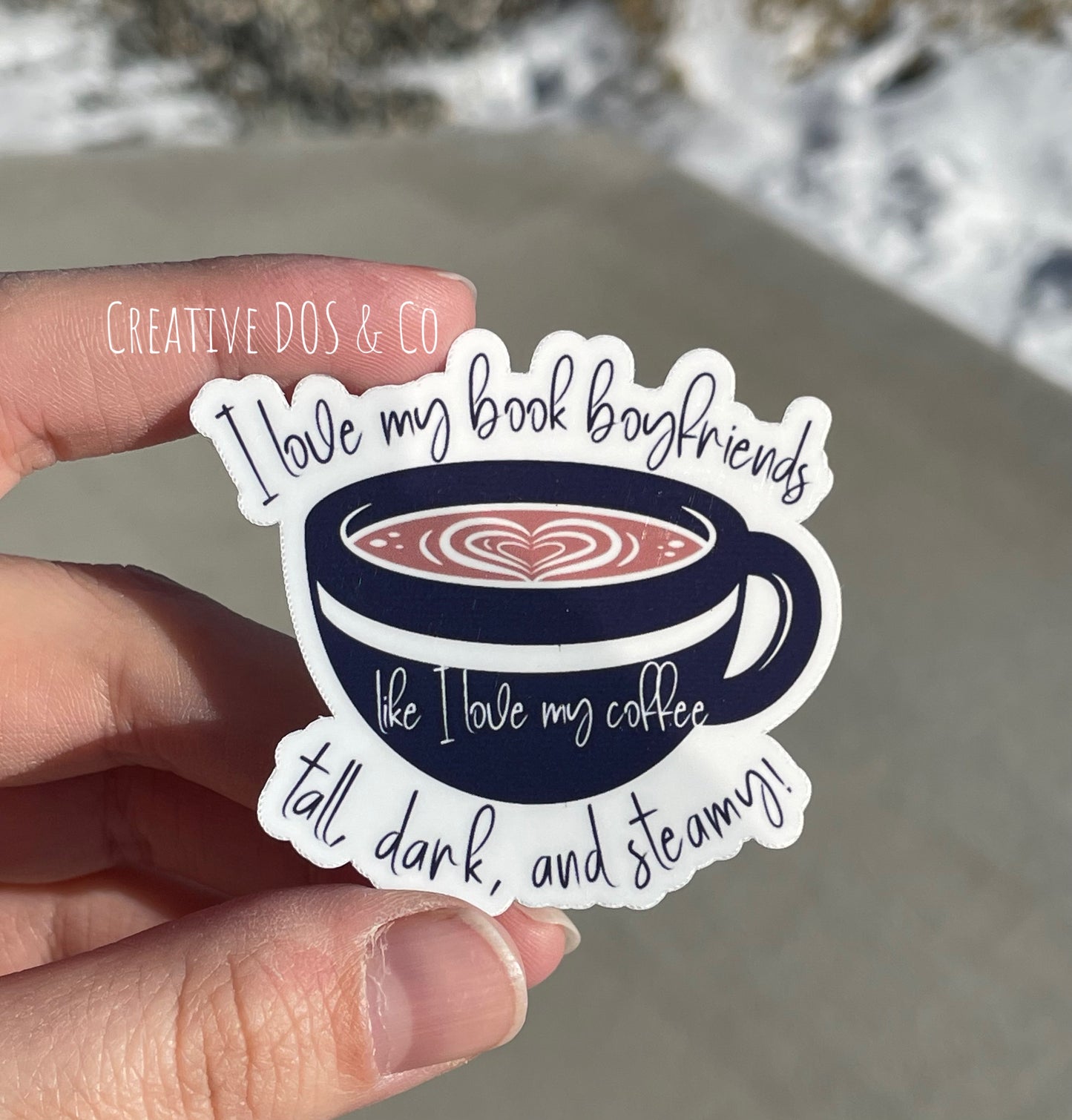 Bookish Sticker- Coffee Book Boyfriends