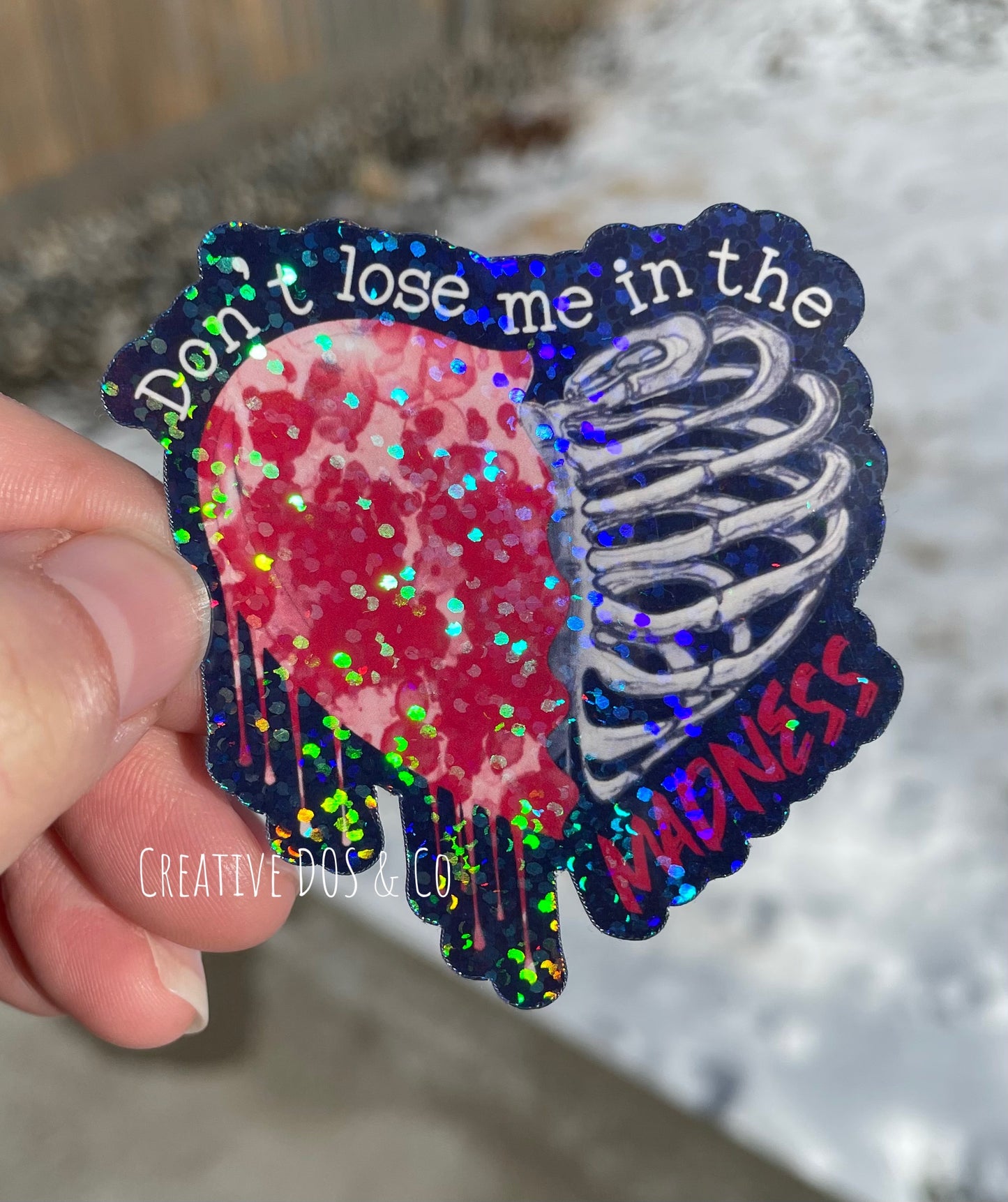 Bookish Romance Sticker- Madness Heart